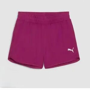 NWT PUMA Running Woven Mesh Shorts Moisture Wick Cranberry Red Womens Small